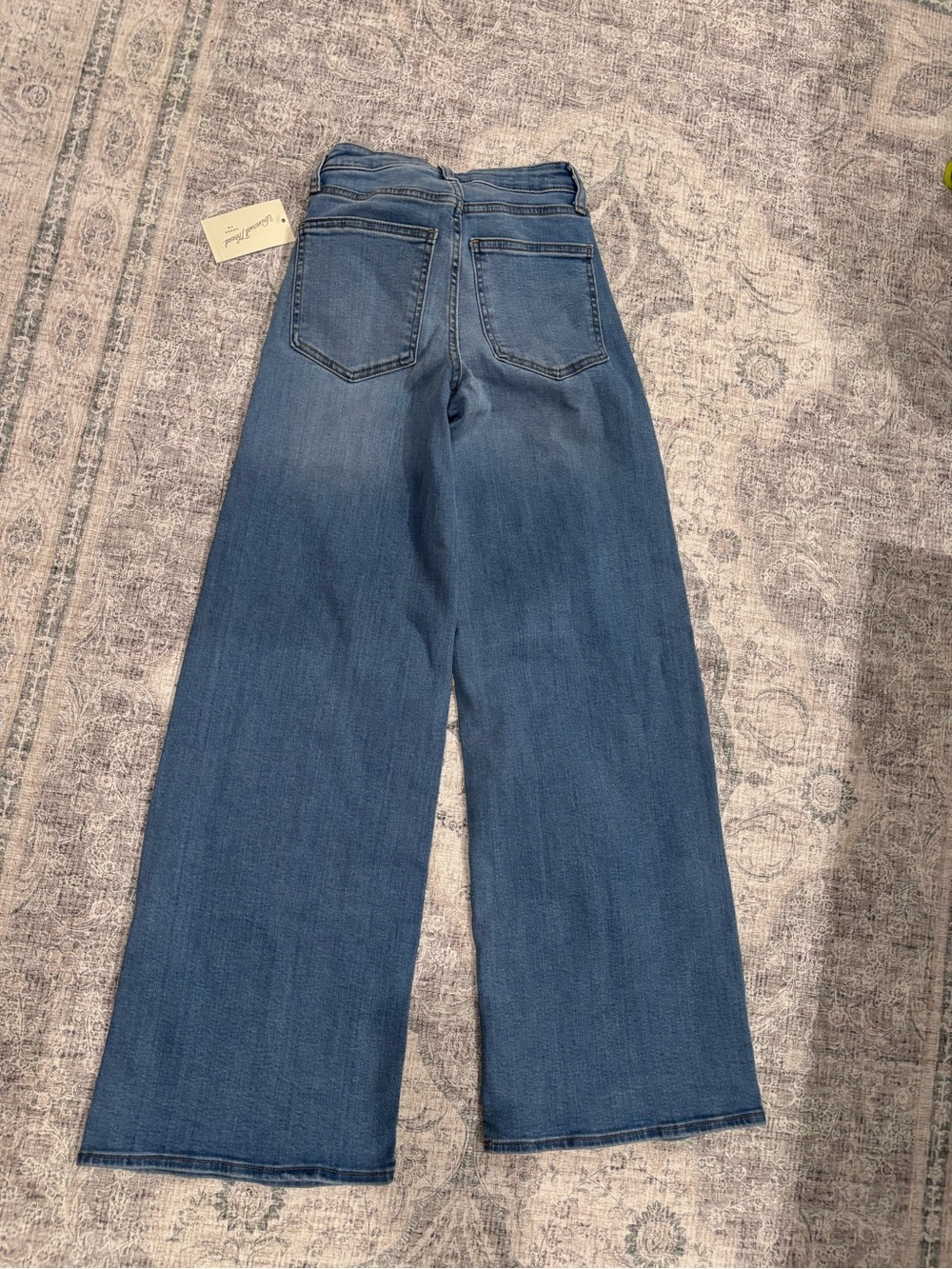 Universal Thread Medium Wash Wide-Leg High-Rise Jeans Brand NWT size 2R - Picture 11 of 12